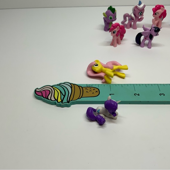 My Little Pony Mixed Lot of 10 Mini Ponies Miniature Toy Figures MLP Hasbro - Picture 5 of 5